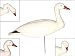 Higdon Decoys 76641 Orig. Stackable Full Body - Snow - 6 Pack