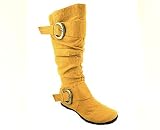 SLOUCHY MICROFIBER HIDDEN WEDGE BOOT