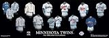 Minnesota Twins 10 x 30 Uniform History Plaque