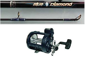 SportingGoods: Okuma Convector 30D / Blue Diamond Trolling Rod Combo Rod. 10' Med Heavy  BDC 1002MH 