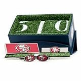 San Francisco 49ers 3-Piece Gift Set: Money Clip, Cufflinks & Tie Bar
