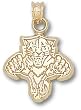 Florida Panthers Cat Logo 5/8" Charm/Pendant -14K/10K, Stainless Steel or Gold Plated