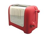 Dualit 25371 Lite 2-Slice Toaster, Soft Touch Red