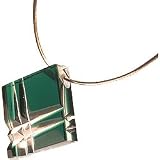 Val Saint Lambert Crystal Jewelry Eclat Pendant
