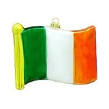 Ireland Flag Glass Ornament