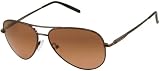 Serengeti Small Aviator 6827 Sunglasses, Henna Frame/ Drivers Lenses