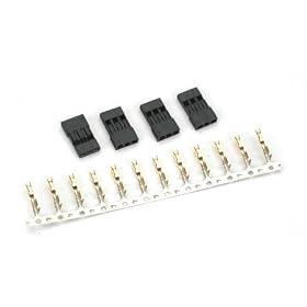 Custom Electronics Un-Assemble Male Connector Set: JR (4) from JR Servos