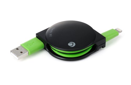 Deff TRAVEL BIZ Lightning 2.4A急速充電&データ転送巻取式ケーブル カフェブラック DCA-RL060BK