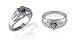 Heart Shape Smoky Quartz Ring Sterling SIlver