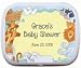 Baby Shower Favors - Noah's Ark Zoo Animals Theme Mint Tins