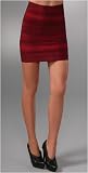 Herve Leger Exotic Prints Bandage Miniskirt