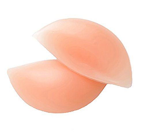 Antspirit Silicone Molding Insert Bra Expanded Breast Chest Pad gel Push-up Chicken Cutlets Fake Boobs （Increase）
