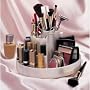 Revolving Cosmetic Organizer (White) (5 1/2"H x 9"diameter)