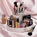 Kitchen & Housewares : Revolving Cosmetic Organizer (White) (5 1/2"H x 9"diameter)