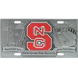 North Carolina State Wolfpack License Plate - NCAA College Athletics Fan Shop Sports Team Merchandise