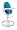 Bloom Fresco Contemporary Baby Highchair (with Bermuda Blue Liner)