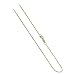 ZFCG001-Y-16 14 KT Yellow Gold 0.6mm wide Baby Box Chain 16" Necklace
