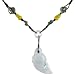 Hand-knotted Adjustable Jade Fish (Yu) Necklace