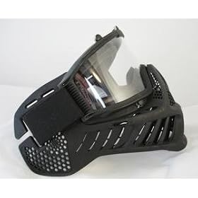 Paintball Zap Sleek Goggles Mask Black