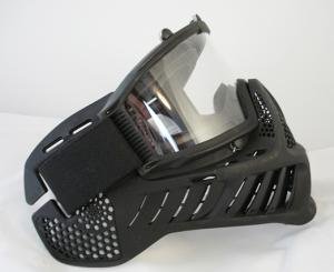 Paintball Zap Sleek Goggles Mask Black