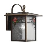 Olde Bronze Outdoor Wall fixture, water glass