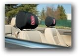 North Carolina State Wolfpack Headrest Covers - Set of Two