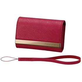 Sony LCS-CSVA/R DSC Leather Carrying Case (Red)