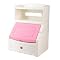 Lift & Hide Bookcase Storage Chest - Pink