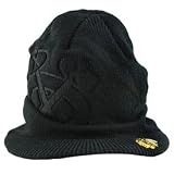 Chicago Blackhawks '47 Brand Black McPhee Visor Knit Hat