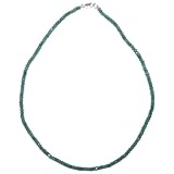 14k Yellow Gold Emerald Roundel Necklace, 16