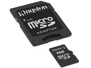 Professional Kingston MicroSD 2GB (2 Gigabyte) Card for LG Remarq with custom formatting and Standard SD Adapter. (Class 4 Certified)