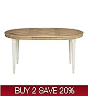 Greenwich Oval Extending Dining Table