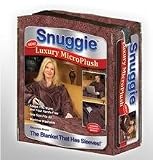 Snuggie Luxury MicroPlush Blanket with Sleeves- Chocolate Brown