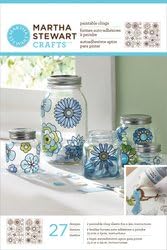 Martha Stewart Crafts Glass Paintable Cling Sheet-Modern Blossom