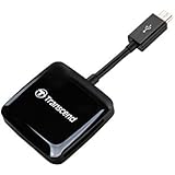 Transcend USB 2.0 OTG Card Reader, Black (TS-RDP9K)