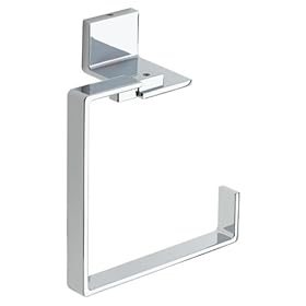  Delta Faucet 77746 Vero Towel Ring, Chrome