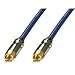 AV Cable - Phono Male to Phono Male, 75 Ohm, Premium Gold, 3m