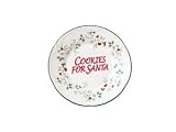 Pfaltzgraff Winterberry Santa Cookie Plate 8.25-in.