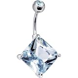 April 16mm Birthstone Color Belly Ring