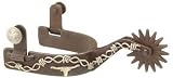 Kelly Silver Star Longhorn Barbed Wire Spurs