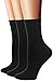 Flora&Fred Women's 3 Pair Pack Ribbed Cotton Crew Socks