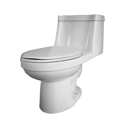 ProFlo PF2001HE One Piece Elongated Toilet with 12 Rough In White