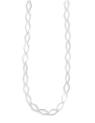 16" Diamond Shape Link Necklace Size = 16