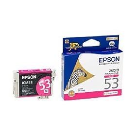 【クリックで詳細表示】セイコーエプソン インクカートリッジ マゼンタ (PX-G5300用) ICM53： パソコン・周辺機器