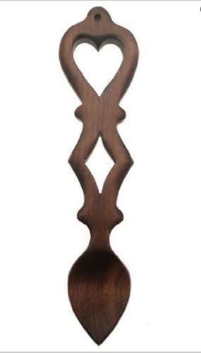 Welsh Love Spoon - Our Love together With Diamond Affection.-(89D)