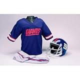 New York Giants Youth NFL Team Helmet and Uniform Set - Medium (Ages 7-10)