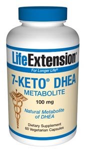 Life Extension 7-Keto DHEA Metabolite | 100 mg 60 vegetarian capsules ( Multi-Pack)