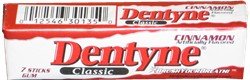 Dentyne - Cinnamon Classic 7 stick 2 boxes (40 packs) by Cadbury/Adams