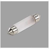 Invizilite 24V 3W Frosted Glass Festoon Xenon Lamp Pack: 100 Pack