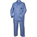 Blue Stripe long sleeve Men's pajamas Doberman